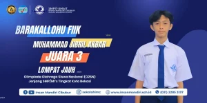 Read more about the article Muhammad Jibril Akbar Raih Juara 3 dalam Cabang Atletik Lompat Jauh O2SN Tingkat Kota Bekasi