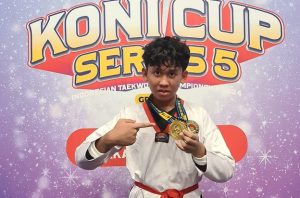 Rahmad Ramadhan Putra Raih Medali Emas di KONI CUP SERIES 5 Indonesia Taekwondo Championship 2024